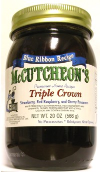 McCutcheon's Triple Crown Preserves 20oz (Strawberry, Red Raspberry, Cherry)