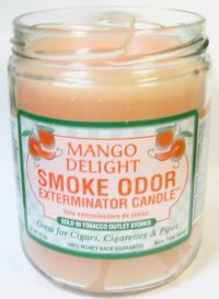 Smoke Odor Eliminator Candle -- Mango Delight