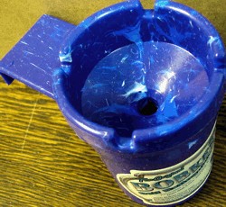 Bobken Auto Extinguishing Ashtray Window Hanger Blue