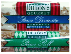 Dillons Pecan Divinity 4 oz and Pecan Roll 4 oz, Half Doz of Each, 10% Discounted