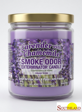 Smoke Odor Exterminator Candle Lavender with Chamomile 13oz