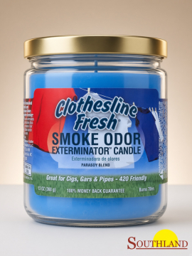 Smoke Odor Exterminator Candle Clothesline Fresh 13oz
