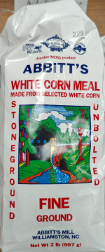 Abbitts Corn Meal Fine Ground 2 Lb Bag Unbolted