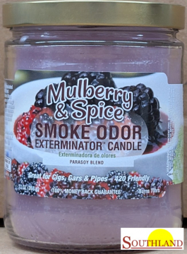 Smoke Odor Exterminator Candle Mulberry and Spice 13oz