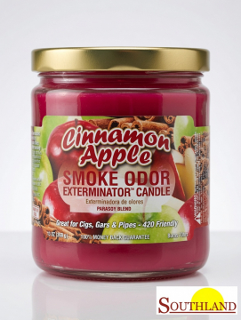 Smoke Odor Exterminator Candle Cinnamon Apple 13oz