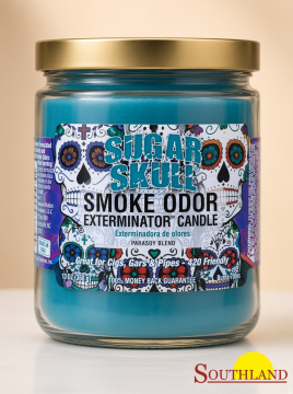 Smoke Odor Exterminator Candle Sugar Skull 13oz