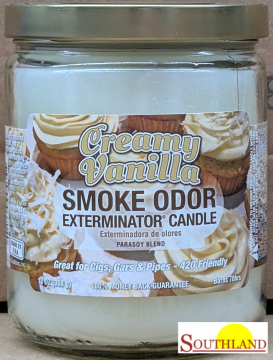 Smoke Odor Exterminator Candle Creamy Vanilla 13oz