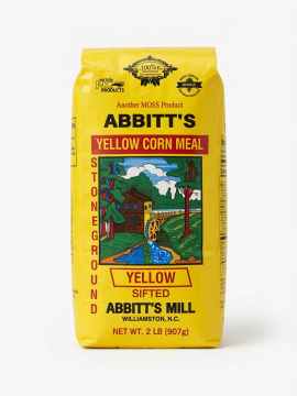 Abbitts Yellow Corn Meal 2 Lb Bag Sifted