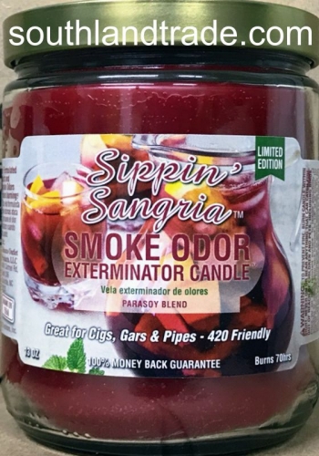 Smoke Odor Eliminator Candle -- Sippin Sangria