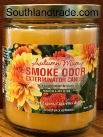 Smoke Odor Eliminator Candle -- Autumn Mum