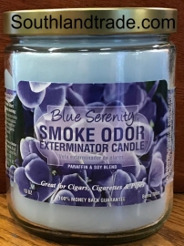 Smoke Odor Eliminator Candle -- Blue Serenity