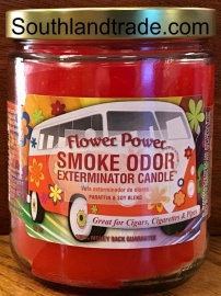 Smoke Odor Eliminator Candle -- Flower Power