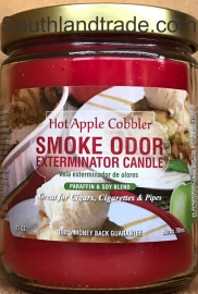 Smoke Odor Eliminator Candle -- Hot Apple Cobbler