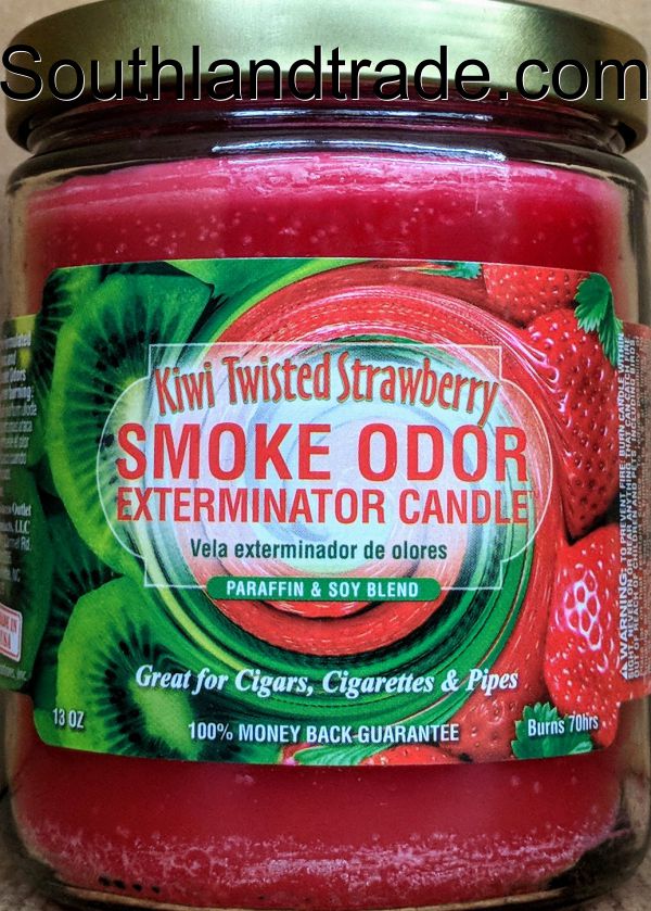 Smoke Odor Exterminator Candle Kiwi Twisted Strawberry 13oz Southland