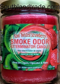 Smoke Odor Eliminator Candle -- Kiwi Twisted Strawberry