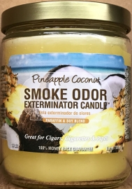 Smoke Odor Eliminator Candle -- Pineapple Coconut