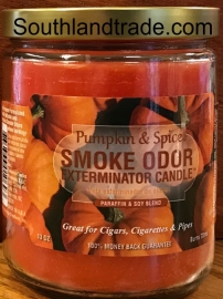 Smoke Odor Eliminator Candle -- Pumpkin and Spice
