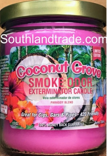 Smoke Odor Eliminator Candle -- Coconut Grove