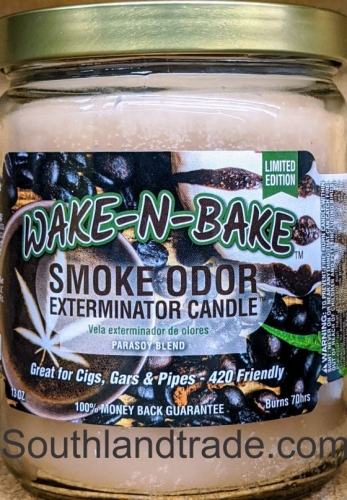 Smoke Odor Eliminator Candle -- Wake N Bake