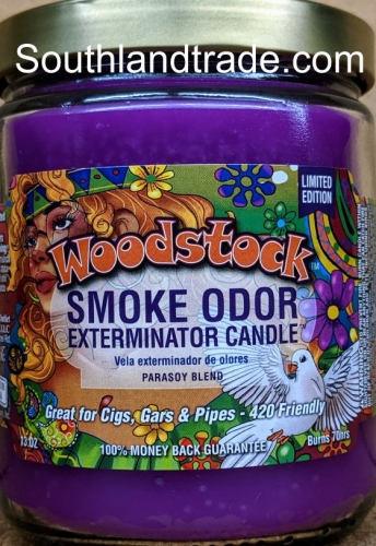Smoke Odor Eliminator Candle -- Woodstock
