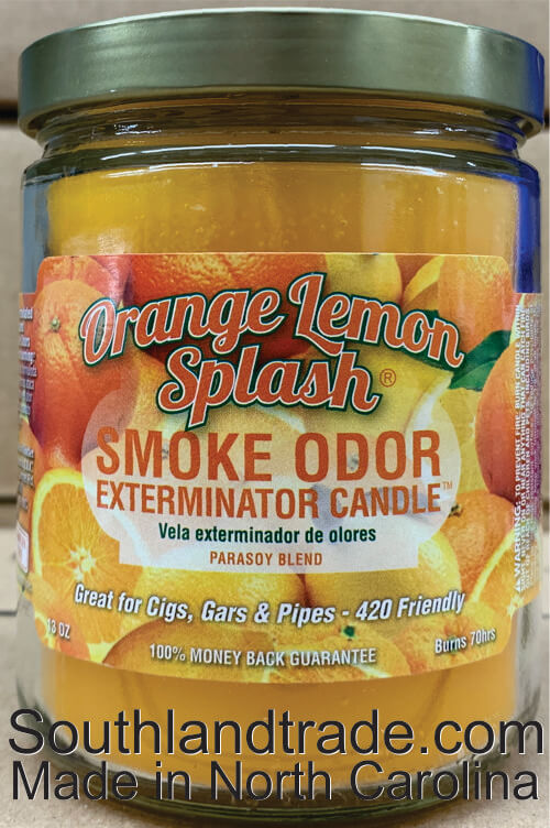 13oz Smoke Odor Exterminator Candle Orange Lemon Splash 