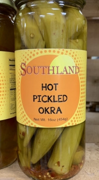 Southland Hot Okra Pickles 16oz