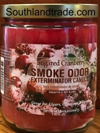 Smoke Odor Eliminator Candle -- Sugared Cranberry