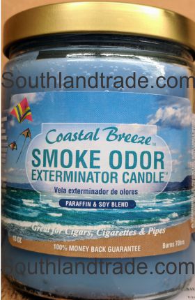 Smoke Odor Eliminator Candle -- Coastal Breeze