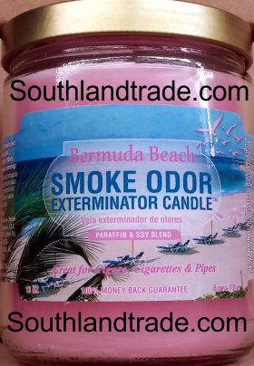 Smoke Odor Eliminator Candle -- Bermuda Beach