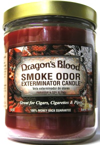 Smoke Odor Eliminator Candle -- Dragon's Blood