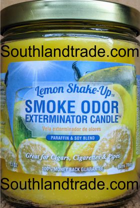 Smoke Odor Eliminator Candle -- Lemon Shake-Up