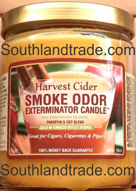 Smoke Odor Eliminator Candle -- Harvest Cider