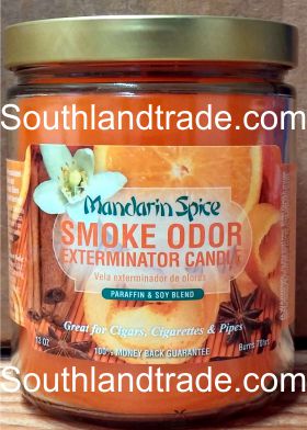 Smoke Odor Eliminator Candle -- Mandarin Spice