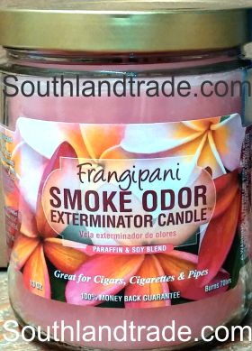 Smoke Odor Eliminator Candle -- Frangipani