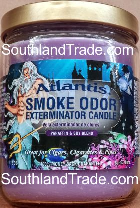 Smoke Odor Eliminator Candle -- Atlantis