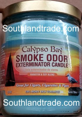 Smoke Odor Eliminator Candle -- Calypso Bay