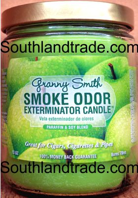 Smoke Odor Eliminator Candle -- Granny Smith