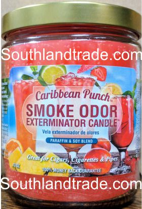 Smoke Odor Eliminator Candle -- Caribbean Punch